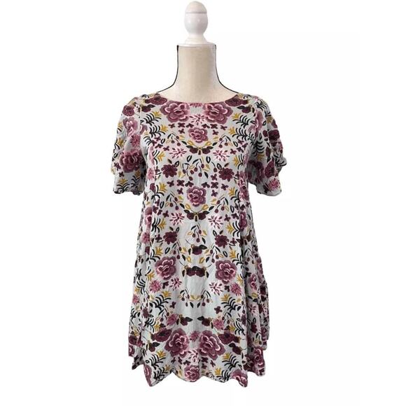 Kimchi Blue Floral Open Back Mini Summer Dress Size Small D54 - Picture 3 of 8